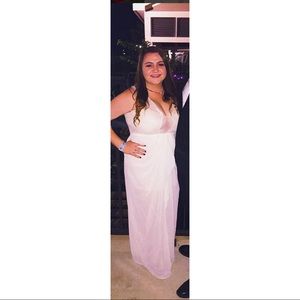 Long White Formal Dress